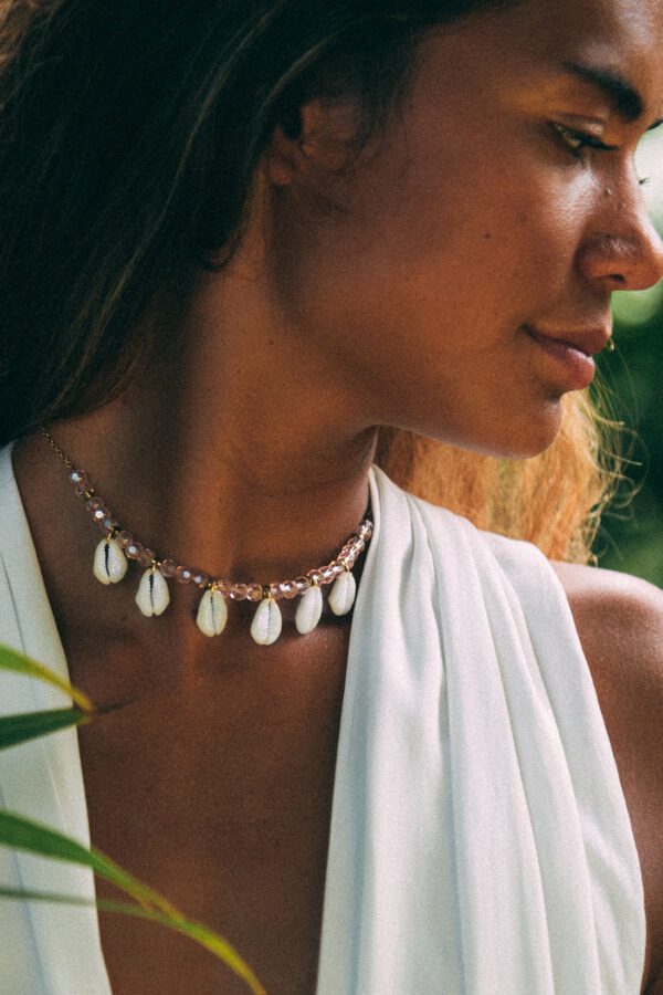 collier coquillage siren tahiti